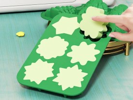 Molde silicona 6 copos de nieve